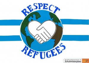 Plakat Respect Refugees BRG16