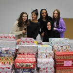 Das Projektteam (Sena, Marie, Jarita, Melanie) uns unsere Helferin Ayse