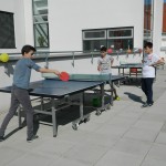 Schüler hatten viel Spaß beim Tischtennis spielen!