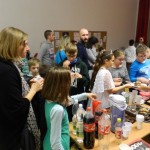 Ansturm auf das Buffet!
