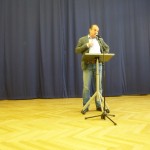 Thomas Müller hält einen fesselnden Vortrag