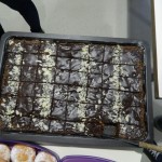 Schoko-Brownies durften nicht fehlen