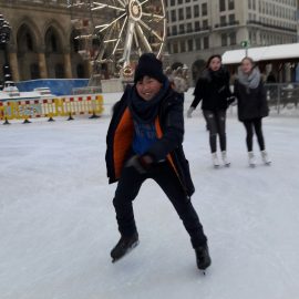 Eislaufen mit der Tagesbetreuung