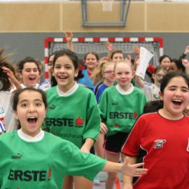 Handball Weihnachtsturnier Wien,  Mädchen 1., 2. Klasse